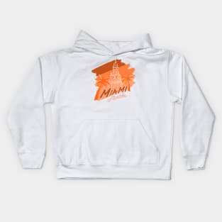 Miami Freedom Tower Kids Hoodie